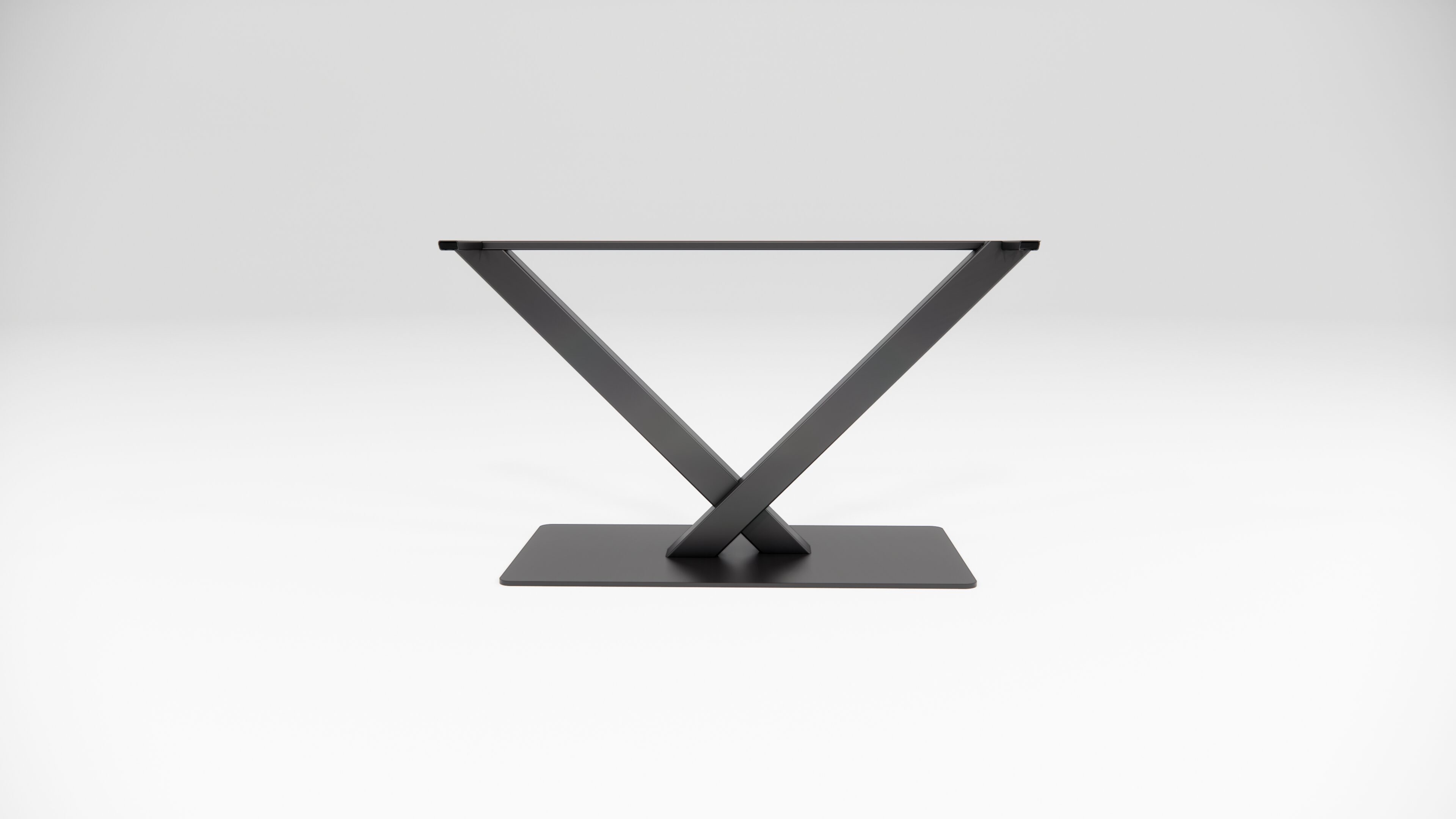 VYBE noha na jedálenský stôl čierna