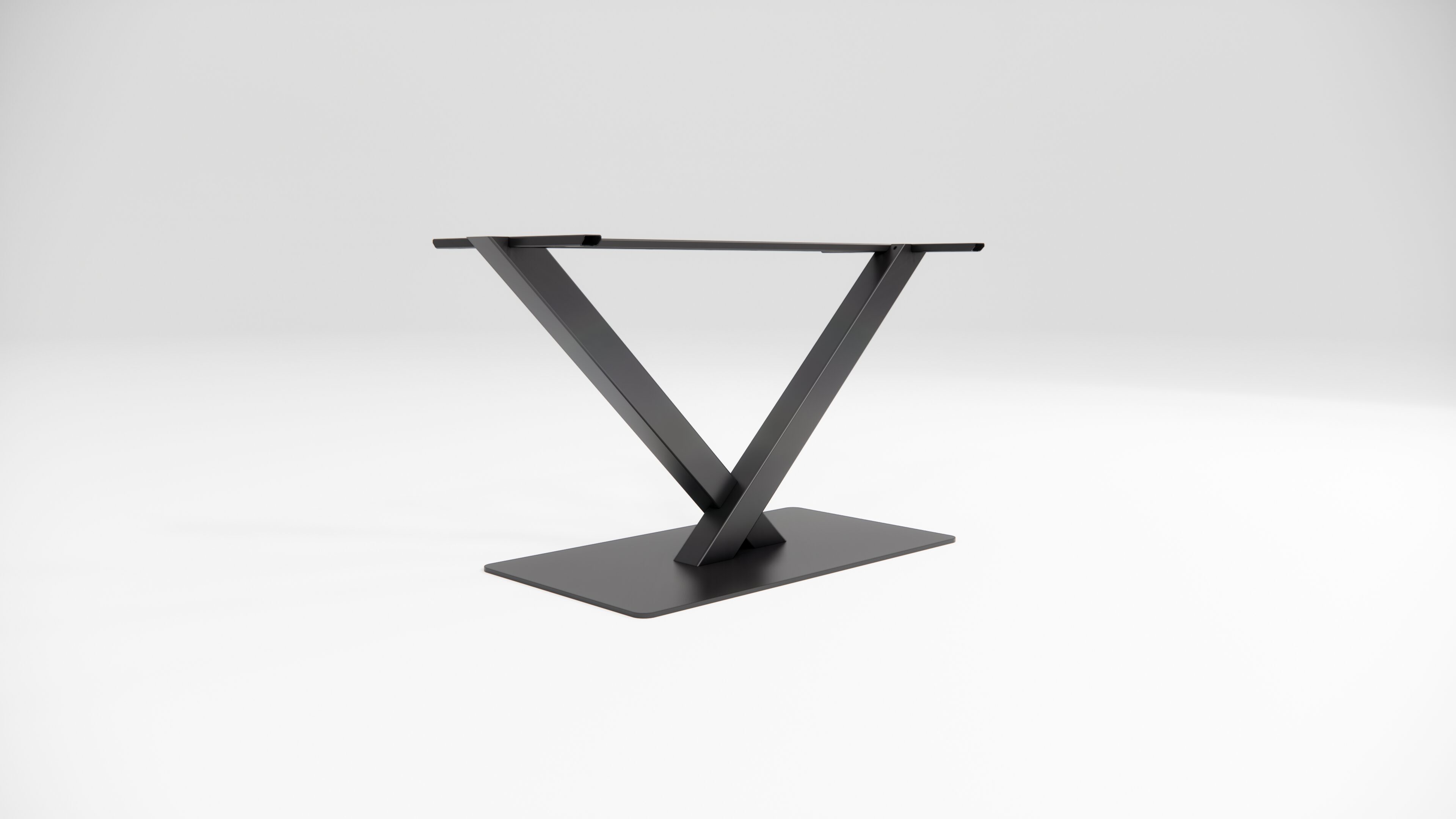 VYBE noha na jedálenský stôl čierna