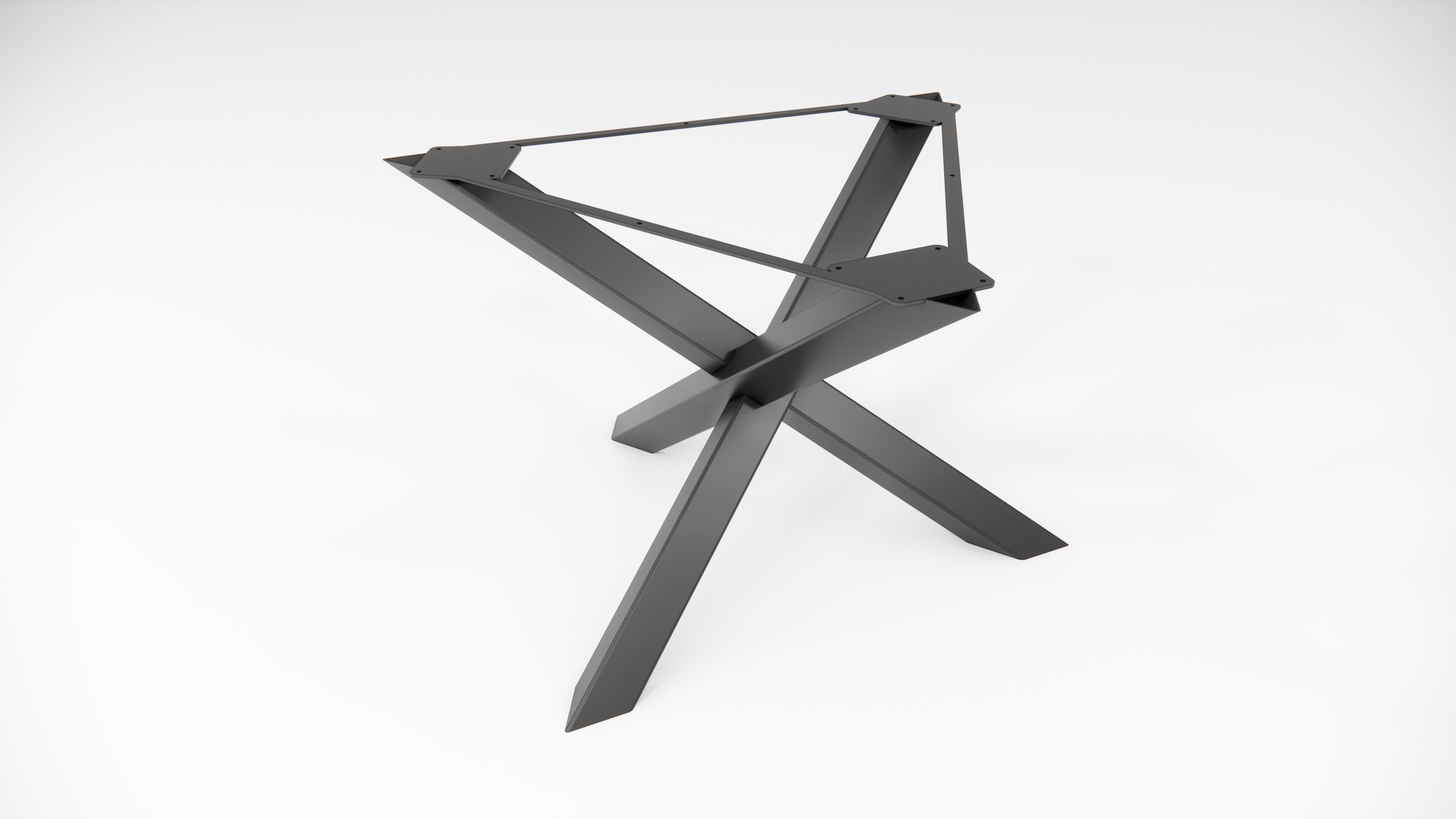 RYVERA BIG noha na jedálenský stôl čierna