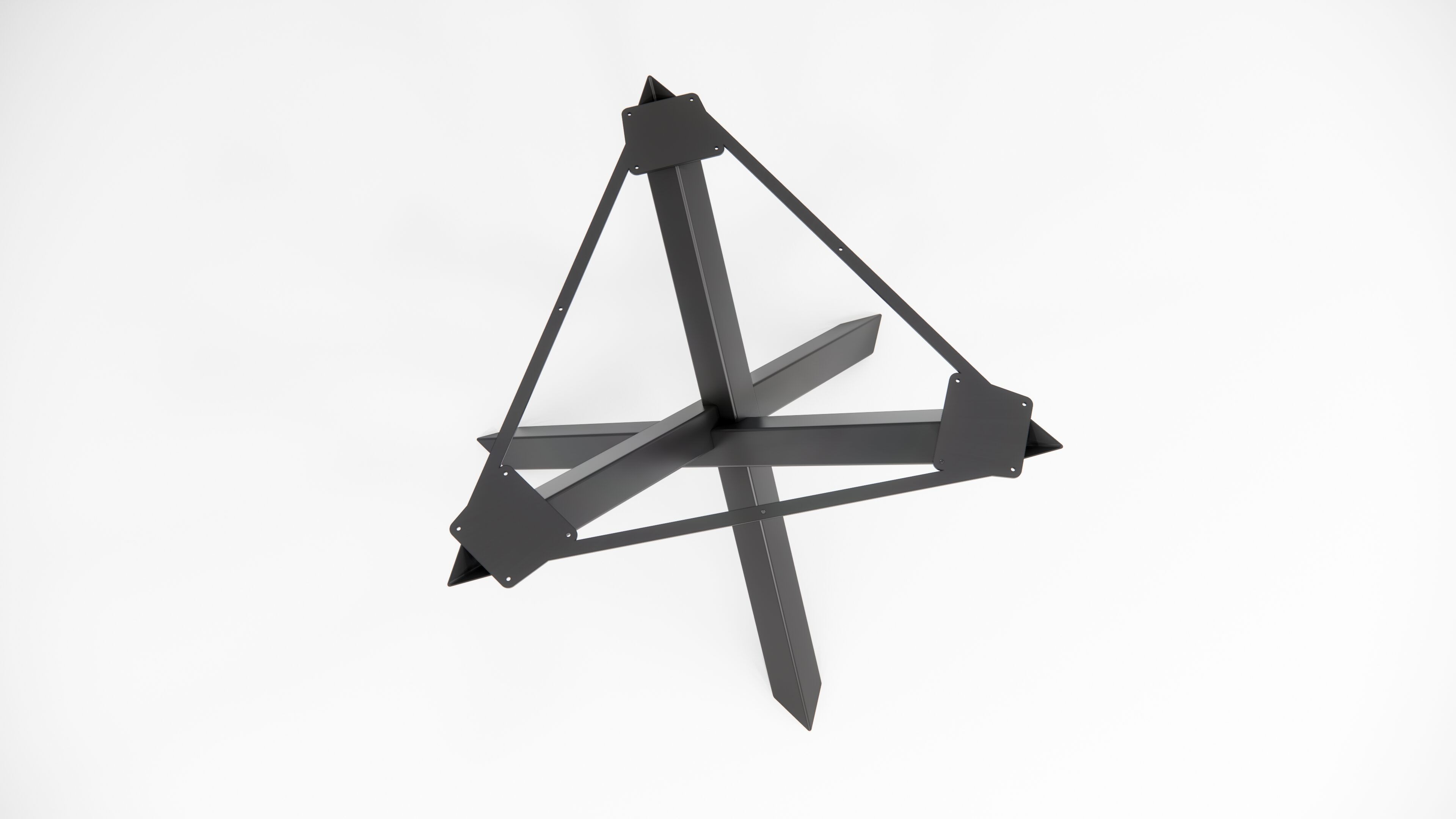 RYVERA BIG noha na jedálenský stôl čierna