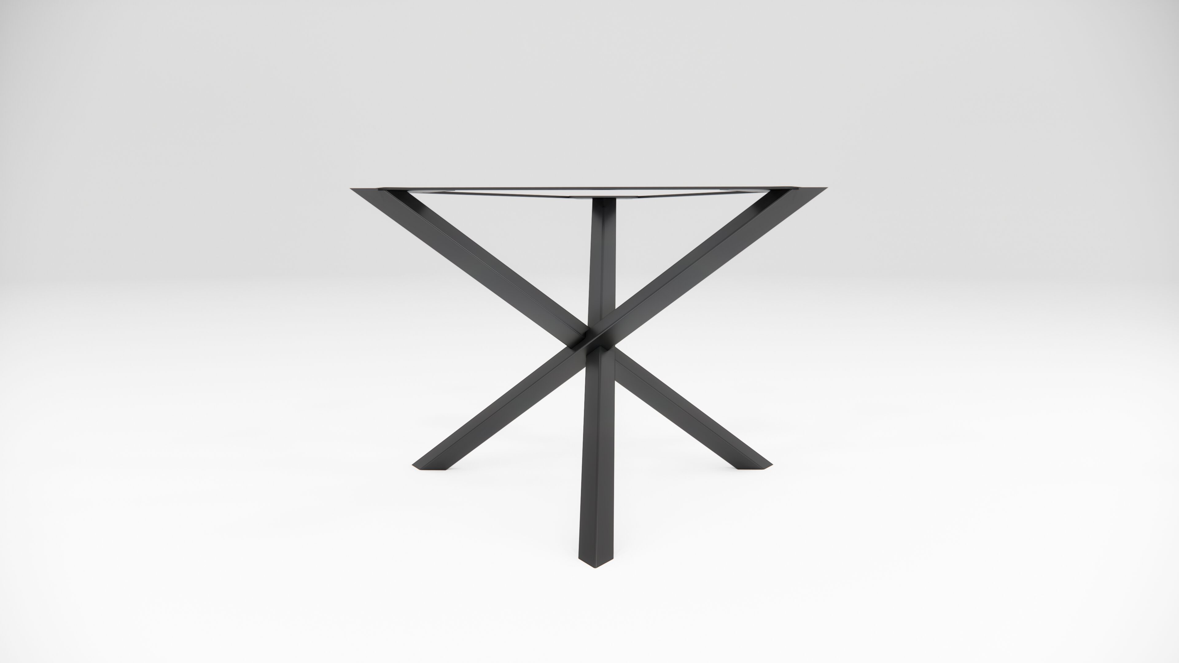 RYVERA SLIM noha na jedálenský stôl čierna