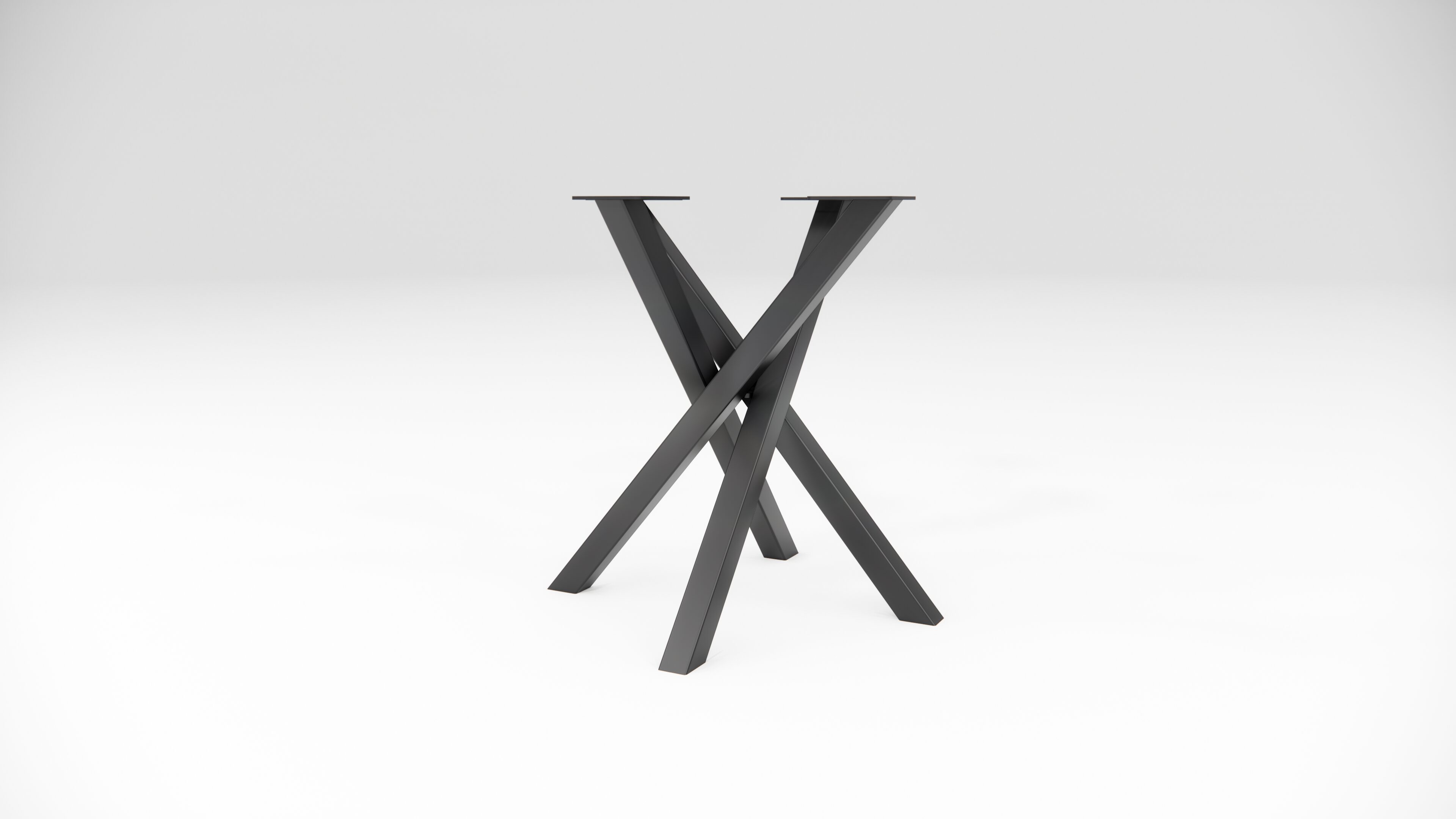 MYCADO kovová podnož na konferenčný stolík, čierna