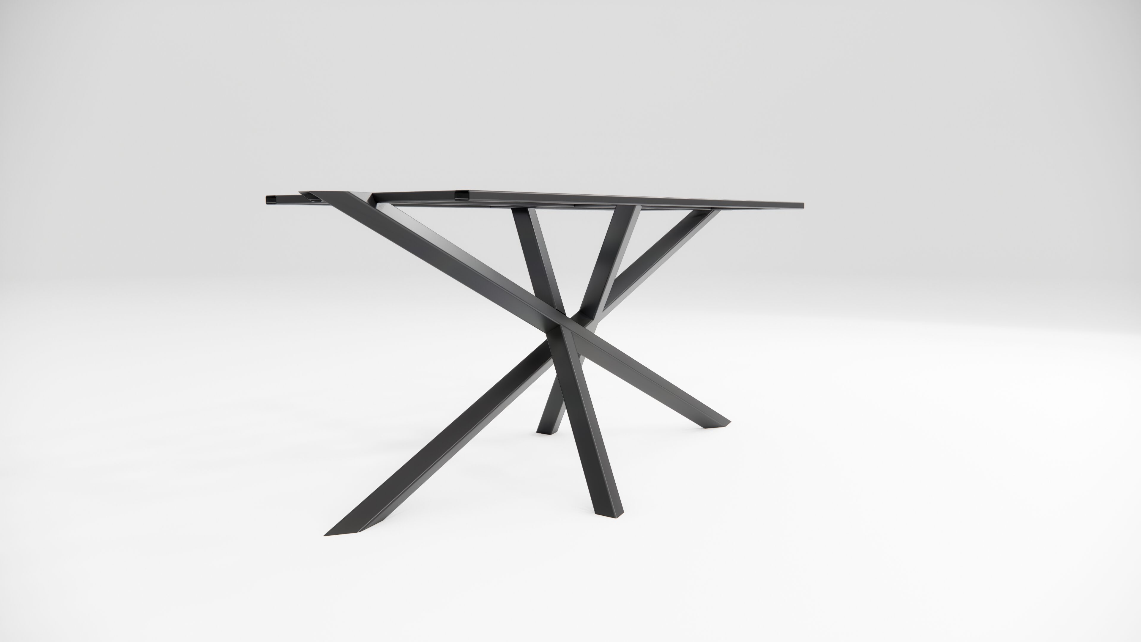 MOSAYK SLIM noha na jedálenský stôl čierna