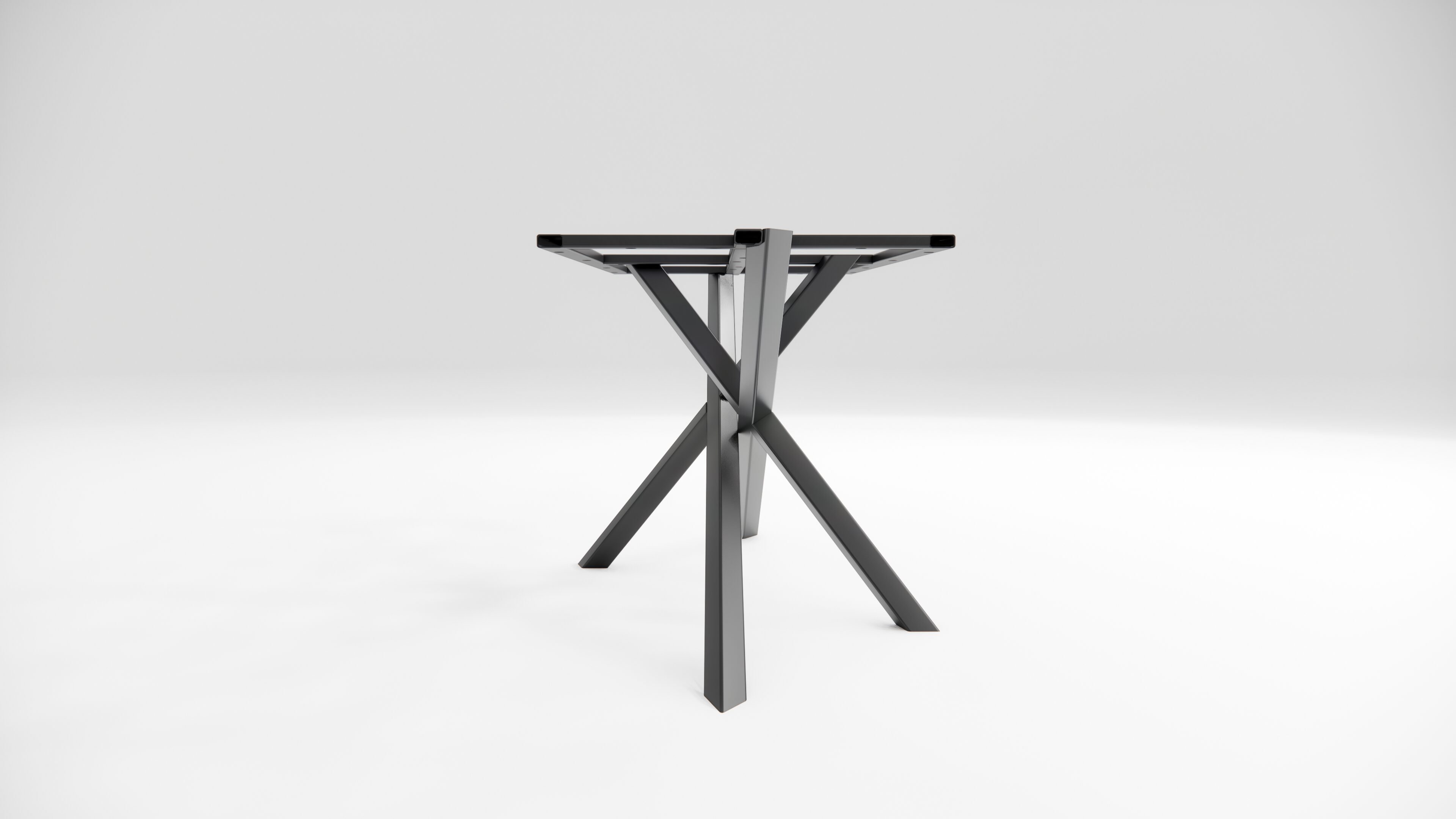 MOSAYK SLIM noha na jedálenský stôl čierna