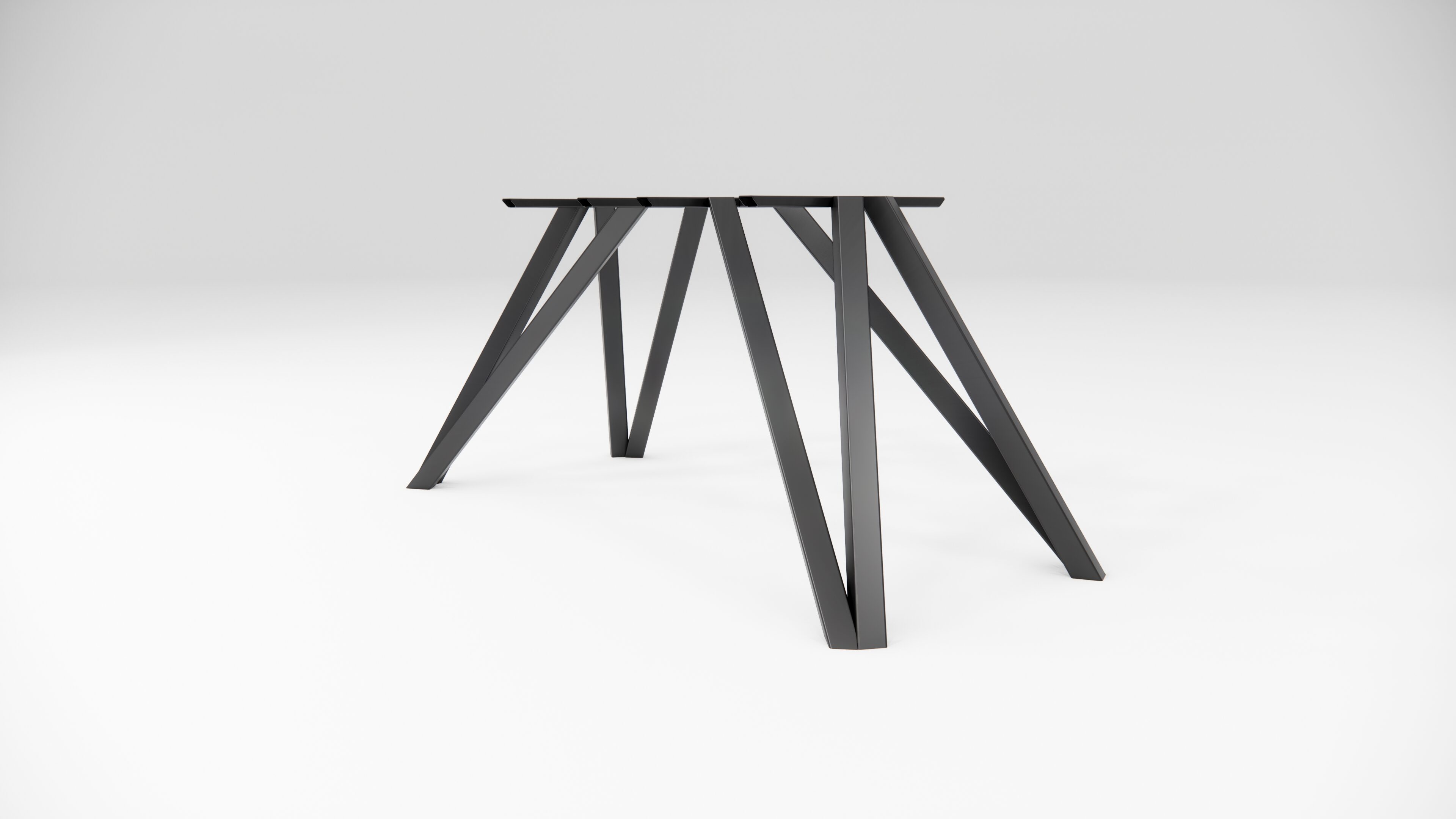 NET noha na jedálenský stôl čierna