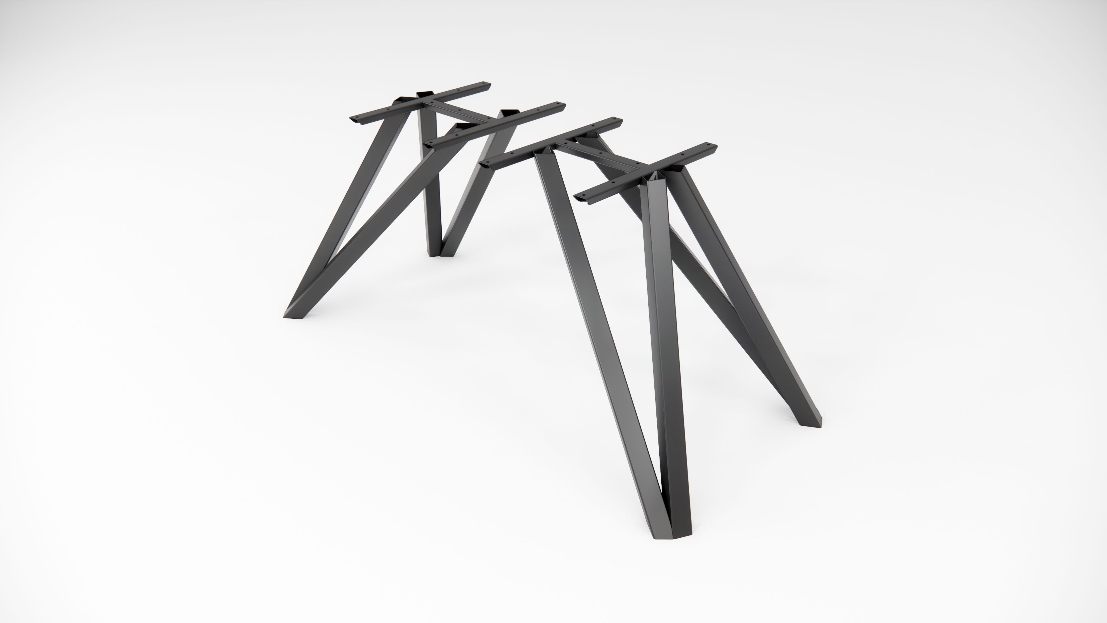 NET kovová podnož na jedálenský stôl čierna