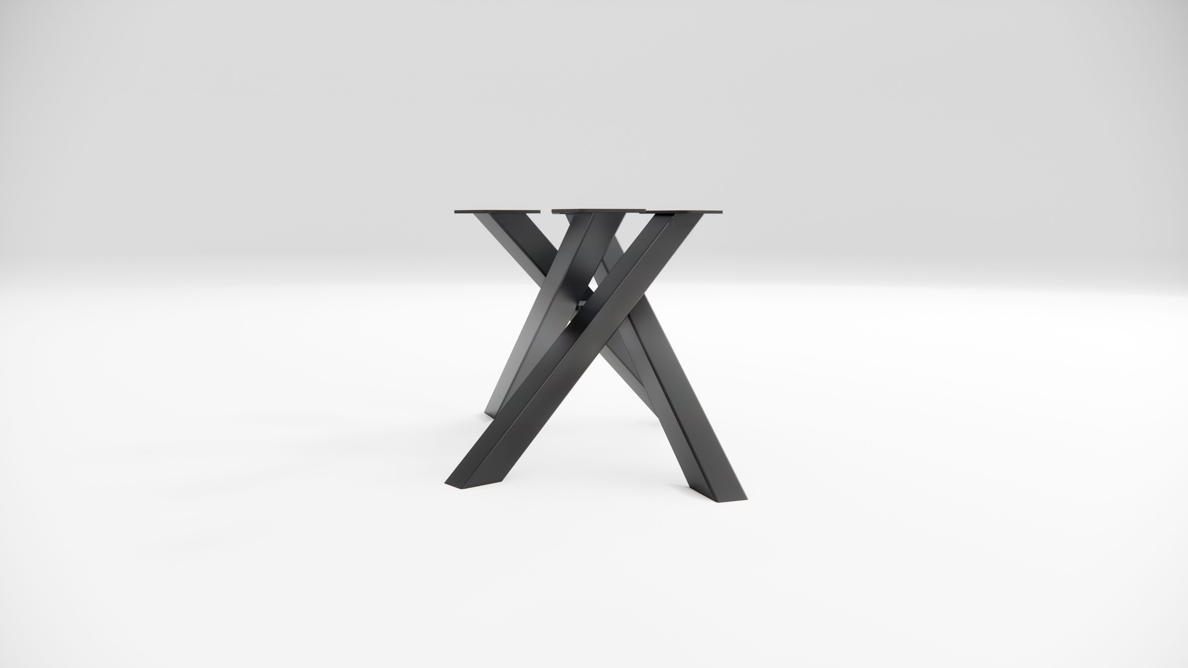 MYCADO kovová podnož na konferenčný stolík, čierna