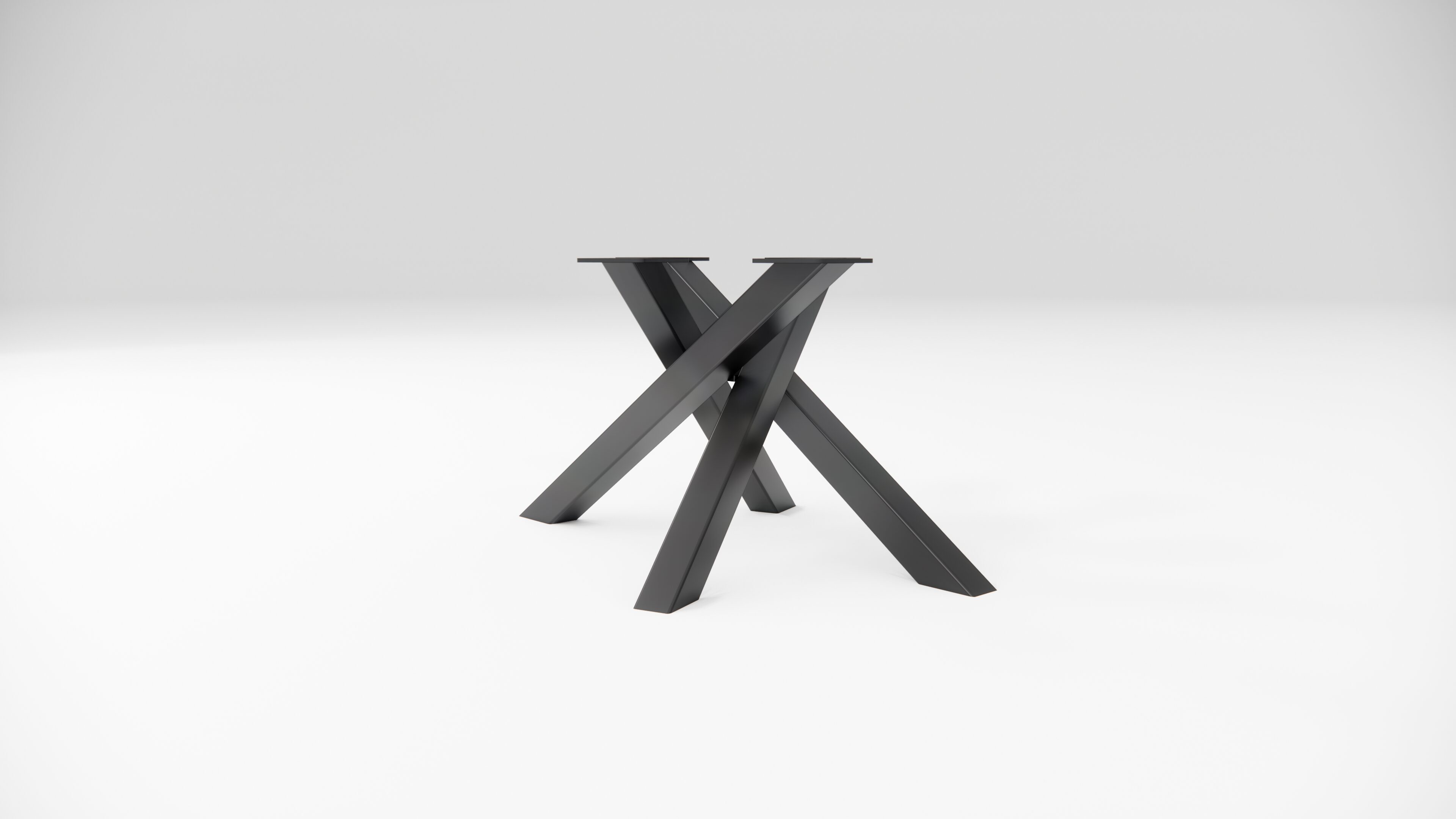 MYCADO kovová podnož na konferenčný stolík, čierna