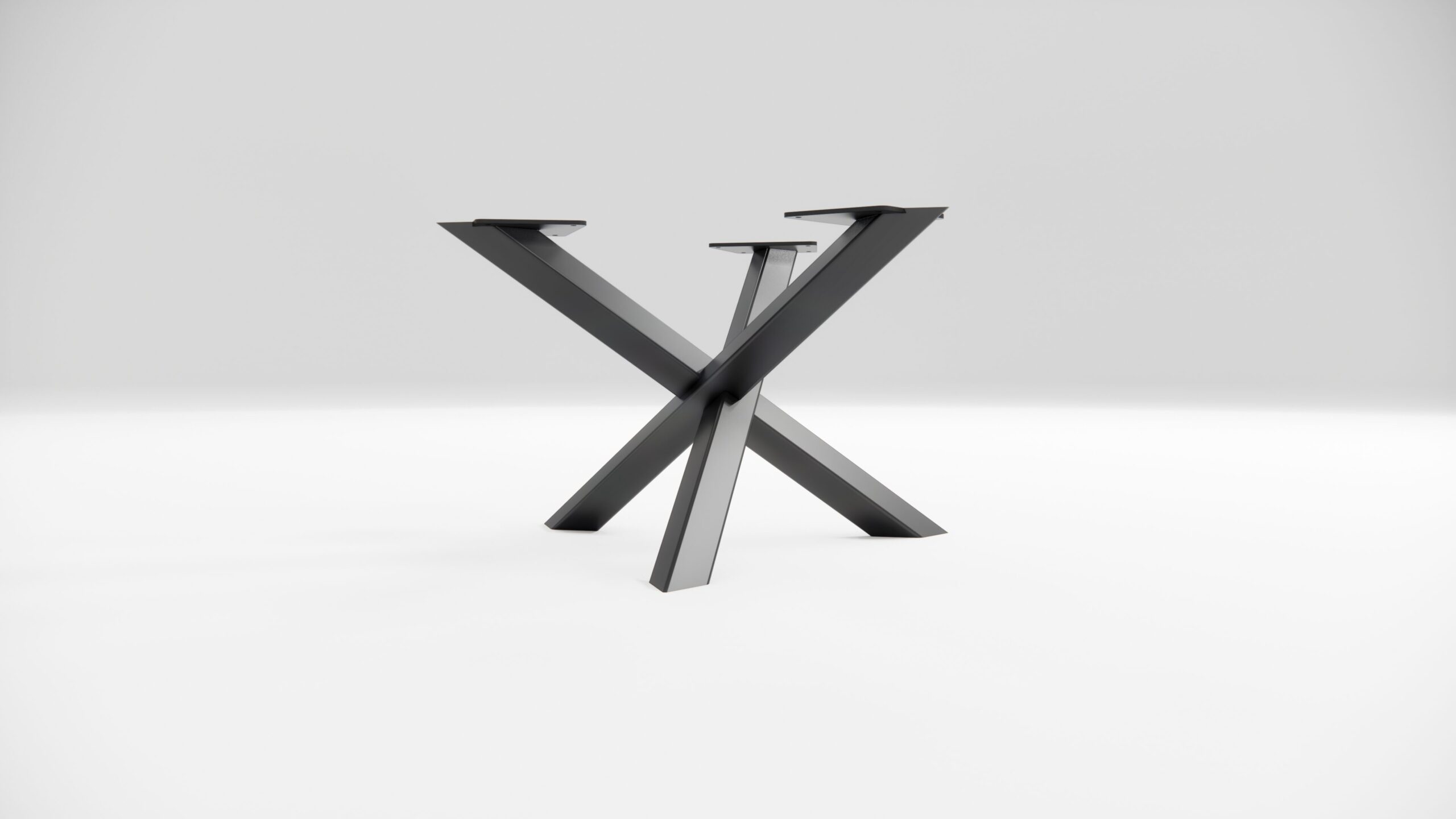 RYVERA noha na konferenčný stolík, premium čierna