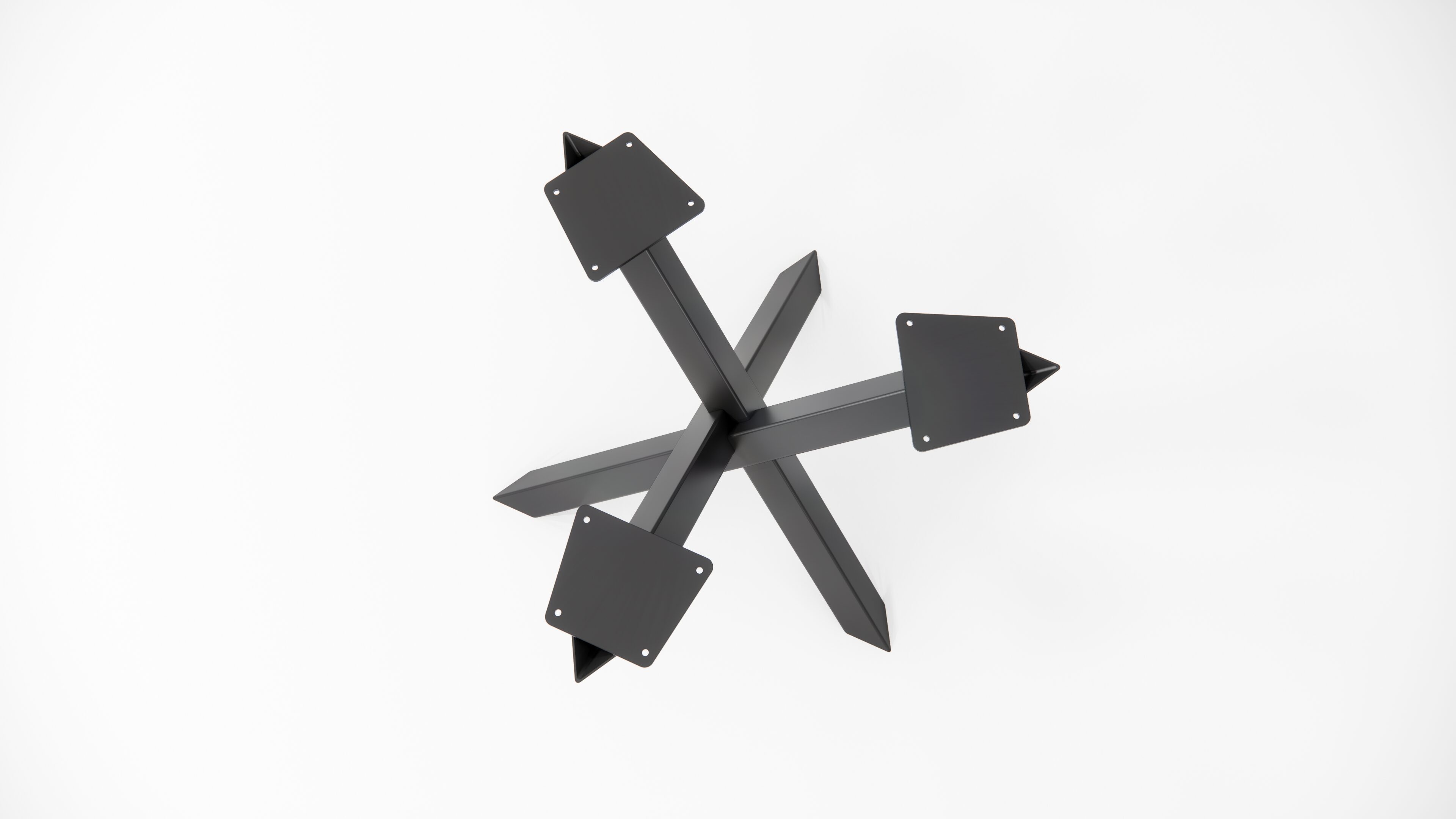 RYVERA noha na konferenčný stolík čierna