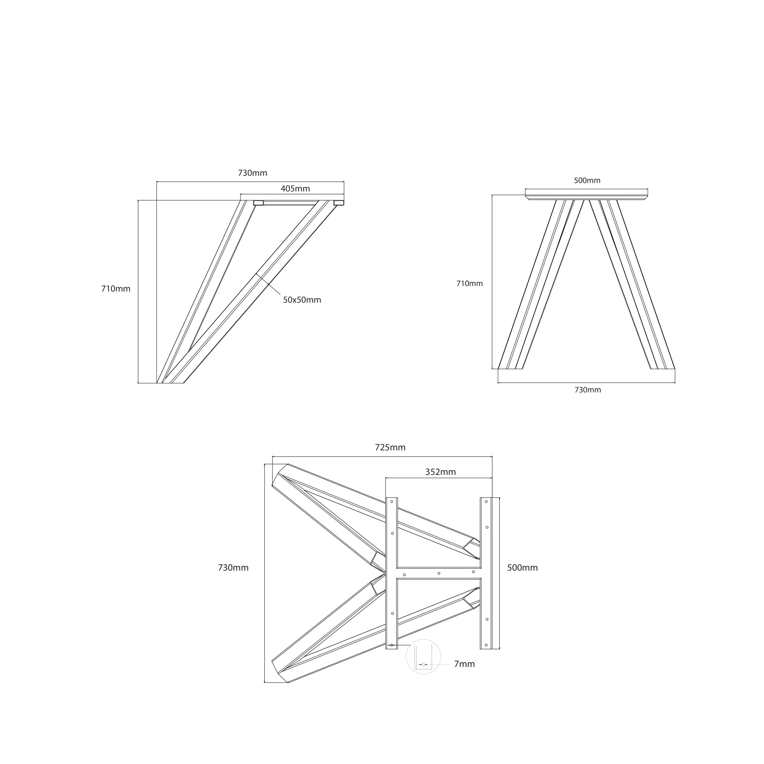 NET noha na jedálenský stôl – Obrázok 6