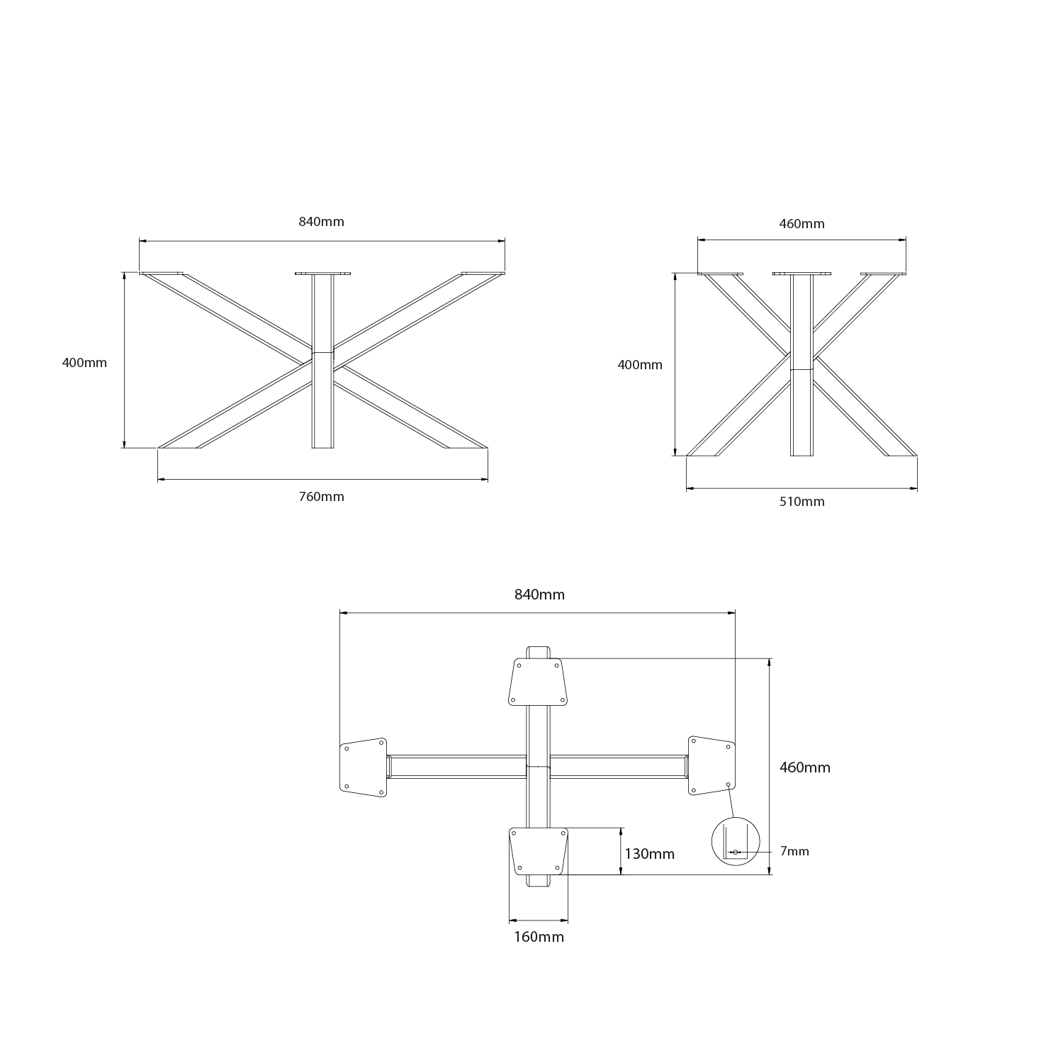 LEGY noha na konferenčný stolík – Obrázok 6