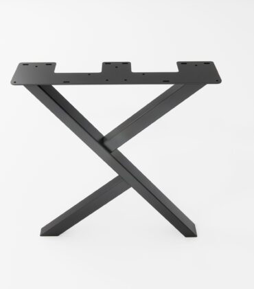 ZLYNE noha na jedálenský stôl čierna