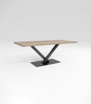 VYBE noha na jedálenský stôl čierna