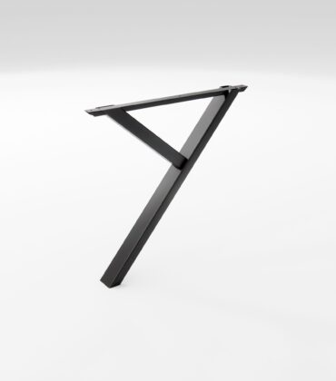 YVA noha na jedálenský stôl čierna