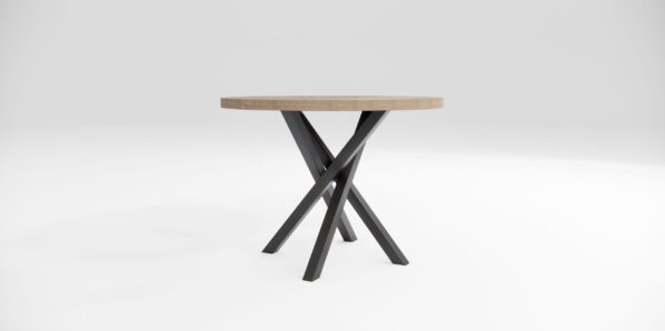 Konferenčný stolík MYCADO, kovová podnož čierna