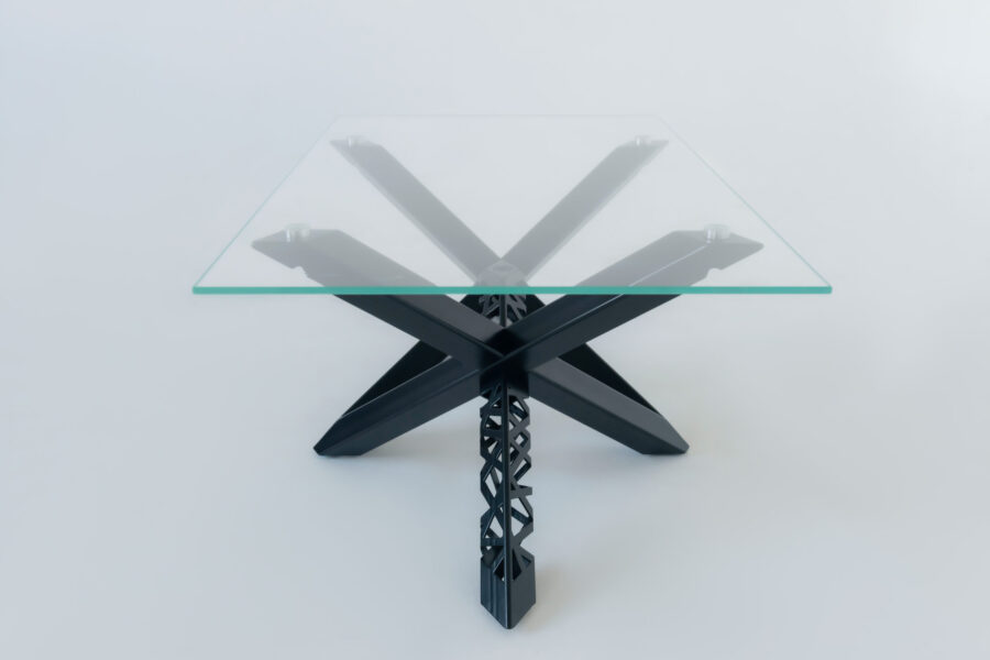 MAESTY EGYPT konferenčný stolík, čierny matný