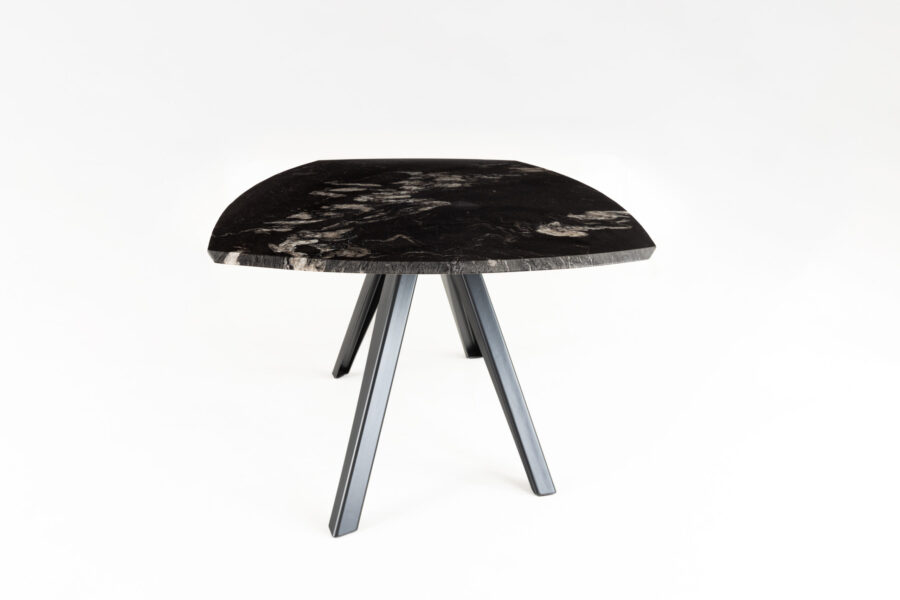 Jedálenský stôl SPYDE, PREMIUM čierny